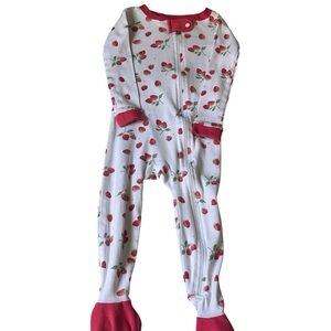 Burt’s bees baby girl sleeper size 9-12 months
